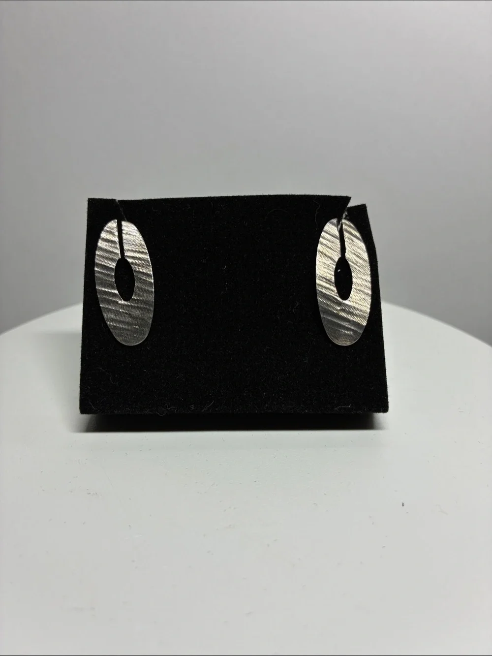 Vintage Italian 925 Sterling Silver Textured Earrings